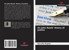 On John Rawls' theory of justice kitap kapağı