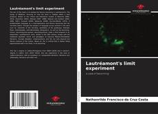 Couverture de Lautréamont's limit experiment