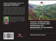 Buchcover von Canaux d'information, sources et tâches des professeurs de géographie en formation