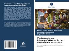 Buchcover von Vorkommen von Bildungsfaktoren in der informellen Wirtschaft