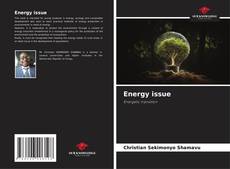 Bookcover of Energy issue