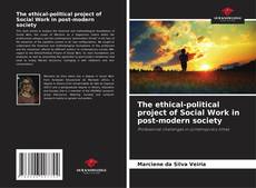 Capa do livro de The ethical-political project of Social Work in post-modern society 