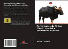 Buchcover von Performance du Mithun (Bos Frontalis) à différentes altitudes