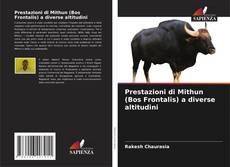 Buchcover von Prestazioni di Mithun (Bos Frontalis) a diverse altitudini