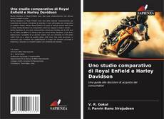 Couverture de Uno studio comparativo di Royal Enfield e Harley Davidson