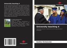Bookcover of University teaching 4