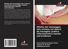 Effetto del massaggio alla schiena sul dolore da travaglio: pratica infermieristica basata sull'evidenza的封面