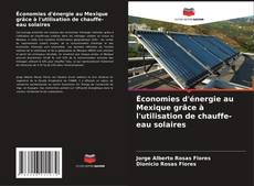 Buchcover von Économies d'énergie au Mexique grâce à l'utilisation de chauffe-eau solaires