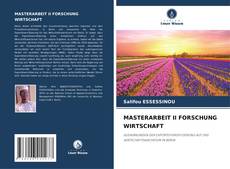 Couverture de MASTERARBEIT II FORSCHUNG WIRTSCHAFT