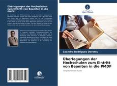Bookcover of Überlegungen der Hochschulen zum Eintritt von Beamten in die PMDF