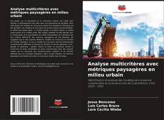 Buchcover von Analyse multicritères avec métriques paysagères en milieu urbain