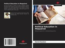Capa do livro de Political Education in Maquaivel 
