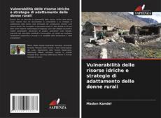 Buchcover von Vulnerabilità delle risorse idriche e strategie di adattamento delle donne rurali