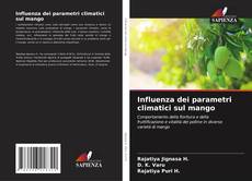 Capa do livro de Influenza dei parametri climatici sul mango 
