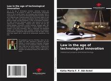Capa do livro de Law in the age of technological innovation 