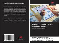 Portada del libro de Analysis of hidden costs in production losses: