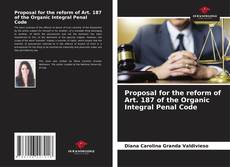 Buchcover von Proposal for the reform of Art. 187 of the Organic Integral Penal Code
