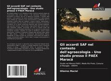 Capa do livro de Gli accordi SAF nel contesto dell'agroecologia - Uno studio presso il PAEX Maracá 