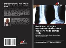 Capa do livro de Gestione chirurgica delle fratture balistiche degli arti nella pratica civile 