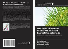 Capa do livro de Efecto de diferentes herbicidas en arroz Basmati trasplantado 