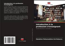 Capa do livro de Introduction à la profession d'enseignant 