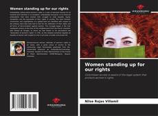 Capa do livro de Women standing up for our rights 