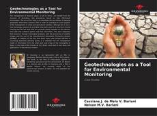 Capa do livro de Geotechnologies as a Tool for Environmental Monitoring 