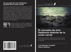 Bookcover of El concepto de acto libidinoso distinto de la unión carnal