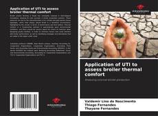 Обложка Application of UTI to assess broiler thermal comfort