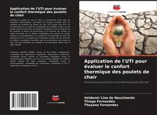 Capa do livro de Application de l'UTI pour évaluer le confort thermique des poulets de chair 