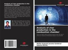 Portada del libro de Analysis of char production in the combustion chamber