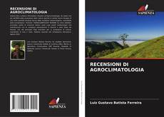 Copertina di RECENSIONI DI AGROCLIMATOLOGIA