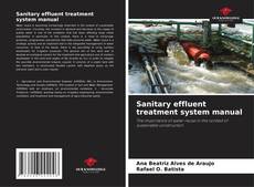 Couverture de Sanitary effluent treatment system manual