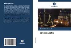 Bookcover of Kriminalistik