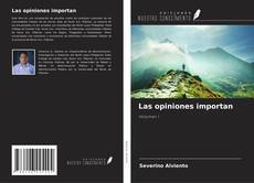 Buchcover von Las opiniones importan
