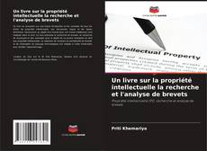 Un livre sur la propriété intellectuelle la recherche et l'analyse de brevets kitap kapağı