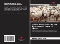 Buchcover von Spinal anaesthesia in the lumbosacral space of sheep