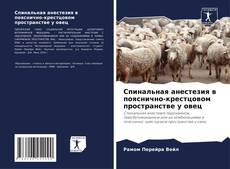 Portada del libro de Спинальная анестезия в пояснично-крестцовом пространстве у овец
