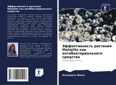Capa do livro de Эффективность растения Malojillo как антибактериального средства 
