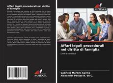 Capa do livro de Affari legali procedurali nel diritto di famiglia 