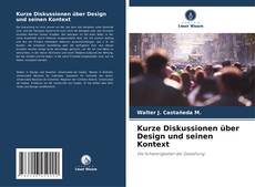 Portada del libro de Kurze Diskussionen über Design und seinen Kontext