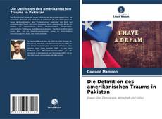 Capa do livro de Die Definition des amerikanischen Traums in Pakistan 