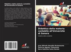 Buchcover von Didattica della materia contabile all'Università di Sonora