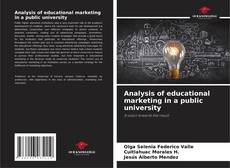 Bookcover of Analysis of educational marketing in a public university
