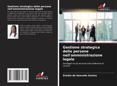 Capa do livro de Gestione strategica delle persone nell'amministrazione legale 