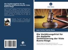 Capa do livro de Die Verjährungsfrist für die doppelte Sanktionierung der Visto Bueno-Klage 