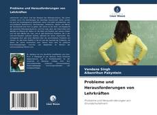 Buchcover von Probleme und Herausforderungen von Lehrkräften