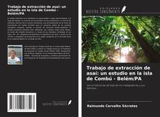 Capa do livro de Trabajo de extracción de asaí: un estudio en la isla de Combú - Belém/PA 