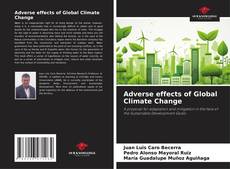 Adverse effects of Global Climate Change kitap kapağı