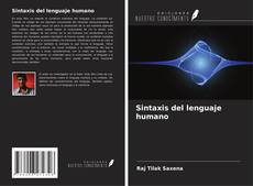 Buchcover von Sintaxis del lenguaje humano
